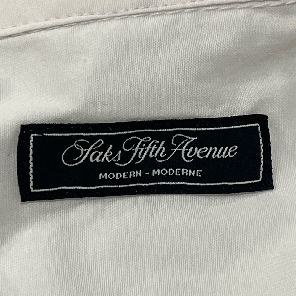 Saks Fifth Light White Polo
